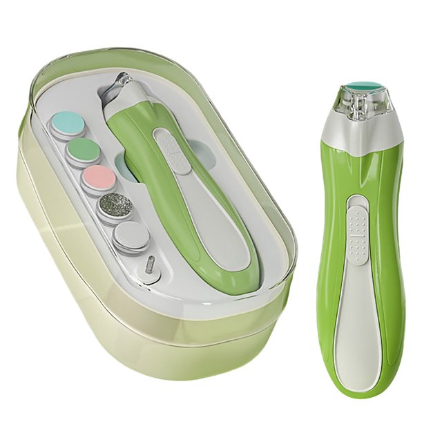 Se necesitan dos pilas n.º 5. Lima eléctrica para uñas de bebé. Manicura infantil a pilas. Manicura infantil a pilas para bebés
