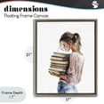 thumbnail image 4 of Stupell Industries Victorian Library Walk Girl Brown Floating Frame Canvas Art, 17 x 21, by Svetlana Aleynikova, 4 of 8