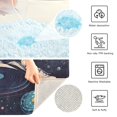 thumbnail image 3 of Yayeee Bath Rugs for Bathroom Floor Set of 2 Non Slip Fluffy Soft Absorbent Mat, Pink Record, 3 of 7