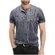 thumbnail image 1 of Playeras Elvqul Hombre Liso Azul Marino Casual Manga Corta Botones Cuello Redondo, 1 of 6