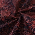 thumbnail image 6 of Men's Breathable Shirt Red Hawaiian Shirt Birds Print 100% Cotton Short Sleeve Button-down Shirt, 6 of 9