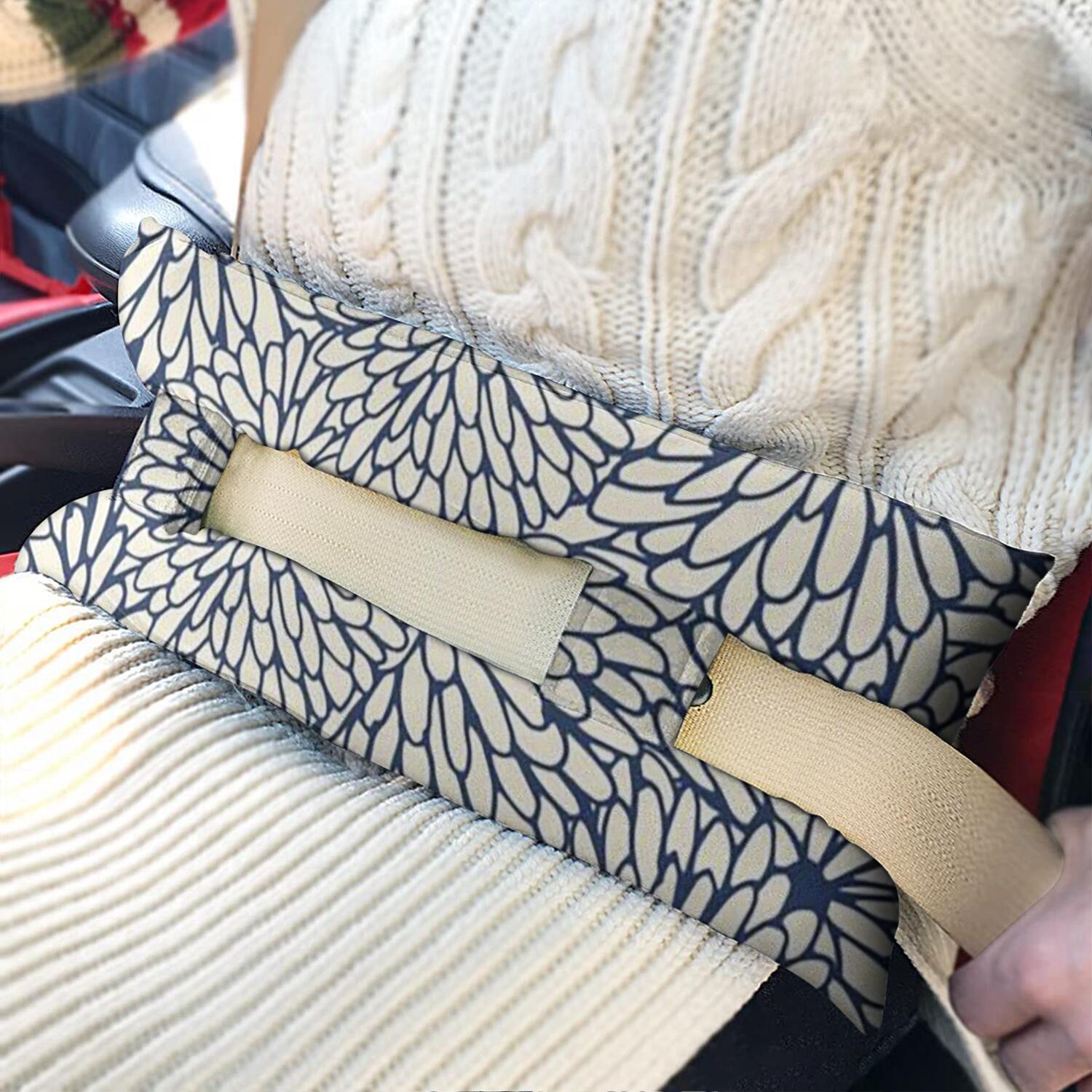 Floral and Hummingbird Artistic Mastectomy Pillow - Unique Comfort Cushion