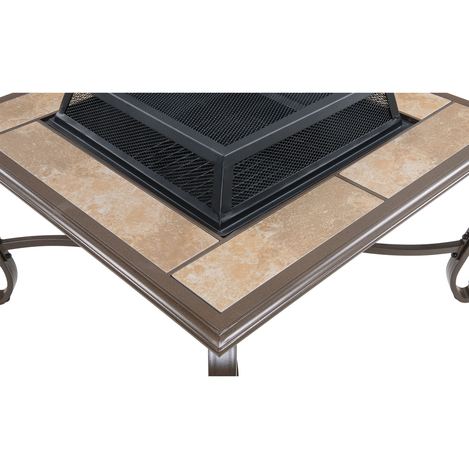 Hanover Ventura 4-Piece Conversation Set with Wood-Burning Fire Pit - image 3 of 9