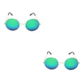 thumbnail image 2 of Gafas de sol Qarigey portátiles unisex dorado colorido Type1 NO1, 2 of 6