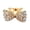 White, variant on Rhinestone Bow Scarf Ring Sparkling Silk Scarf Ring Elegant X-shaped Scarf Holder Ring for Women Shawls Neckerchiefs Shirts