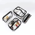 thumbnail image 2 of Bolsa De Almacenamiento De Viaje Bolsa De Maquillaje Transparente Impermeable Con Cremallera Bolsa De Almacenamiento De Viaje Portátil, 2 of 8