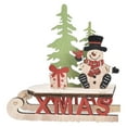 thumbnail image 1 of Yuarrent Árbol de decoración de escritorio de Navidad, colgante de bonita, artesanía DIY, adorno ensamblado, fiesta, hogar, dormitorio, oficina Kits de decoración para fiestas Muñeco de nieve Yuarrent HA069342-02, 1 of 6
