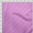 thumbnail image 4 of oneOone Velvet Pink Fabric Asian Block Craft Projects Decor Fabric Printed By The Yard 58 Inch Wide, 4 of 4