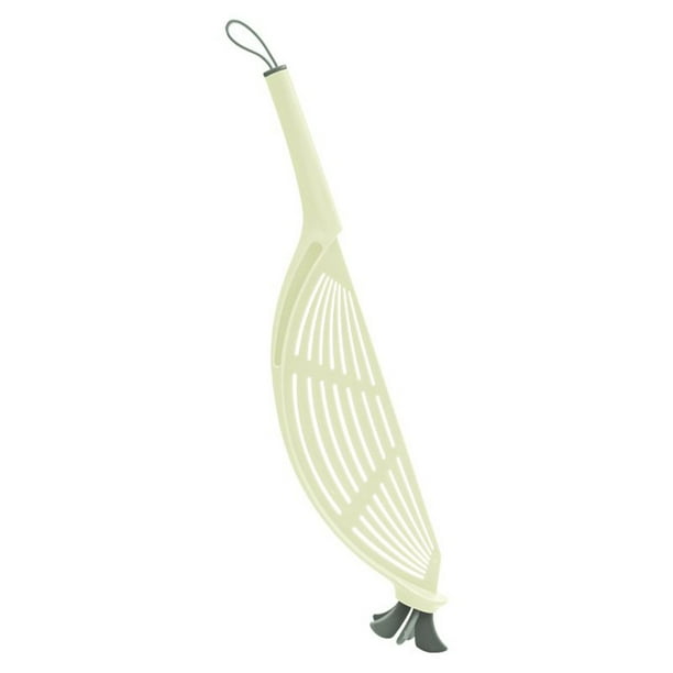 Toystoory Escurridor de plástico creativo, filtro de arroz para lavar, deflector a prueba de fugas, utensilio de cocina, escurridor lateral, colador, Almacenamiento y organización del hogar beige Toystoory HA002653-01