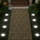 thumbnail image 4 of pstuiky Lámpara solar LED con simulación de huellas de garra de perro, enchufe para exteriores, resistente a la lluvia, decoración de jardín, lámpara enterrada, 4 of 9