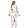 thumbnail image 3 of Fluffy Pajamas Set Fuzzy Winter Warm Pj Sets Pullover Tops and Long Pants Unicorn Pattern Medium, 3 of 8