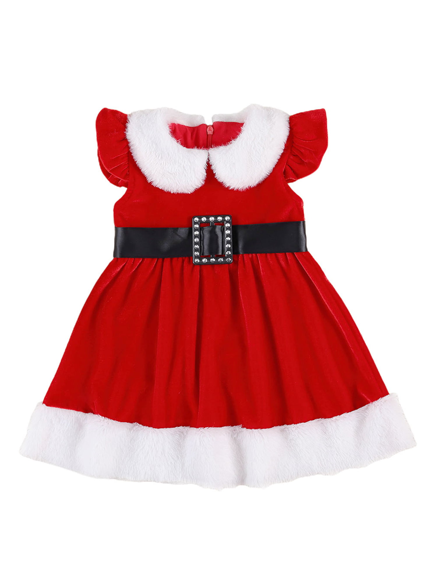 11505 Lil' Santa Claus Costume Infant 6-12 Months Bebe Traje Papai Noel RUBIES 