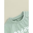 thumbnail image 6 of Bslissey 6M 12M 18M 24M 3T Toddler Baby Girls Shorts Set Short Sleeve Letter Print T-shirt with Elastic Waist Pockets Shorts 2Pcs Outfits Infant Summer Casual Clothes, 6 of 10