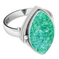 thumbnail image 3 of 925 Sterling Silver Women Jewelry Natural Amazonite Ring, 3 of 10