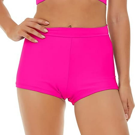 Clearance 2025! ZVNAH Women s Swim Shorts Stretchy Sporty Bathing Suit Bottoms Boyshorts Swimsuit Board Shorts