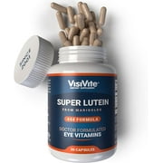 Super Lutein 444 Eye - Unique & Clear Eye Vitamins - Lutein Max Vision Vitamins for Eyes - Zeaxanthin Plus Lutein Eye Vitamins - Clear Eye Supplements for Adults