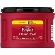 Folgers Classic Roast Medium Roast Ground Coffee, 19.2 Ounces (Pack Of 6)