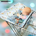 thumbnail image 2 of Funda 2 en 1 para carrito de compras, cubierta para carrito de comestibles, trona para bebé y niño pequeño, alfombrilla de cojín para supermercado, 2 of 4