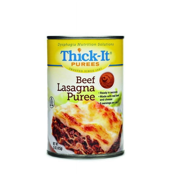 Thick-It Puree Beef Lasagna, Ready to Use, 15 oz. Can