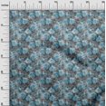 thumbnail image 3 of oneOone Polyester Spandex Blue Fabric Abstract Floral Fabric For Sewing Printed Craft Fabric By The Yard 56 Inch Wide-2rb, 3 of 5
