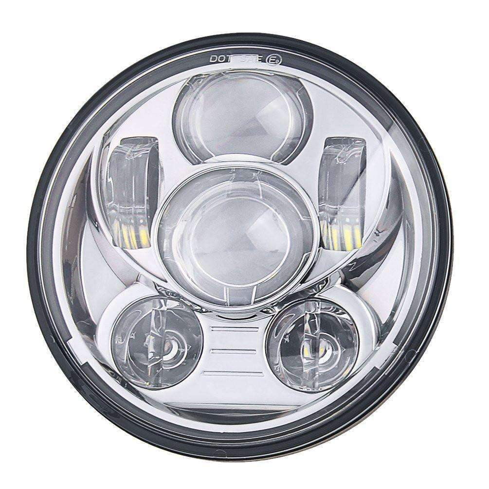 Eagle Lights 7/" Round Chrome LED Headlight Harley Davidson FREE SHIPPING