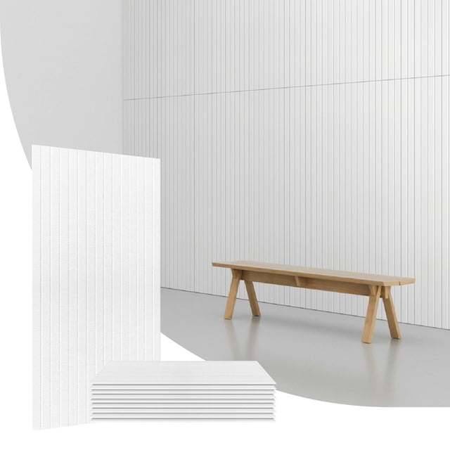 Paneles acústicos de pared Olanglab, paquete de 10 unidades, 48 x 24 cm, que absorben el sonido