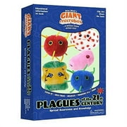GIANTmicrobes Plagues of the 21st Century Gift Box - Learn about Plagues and Pandemics with this 5-piece box set of plush microbes