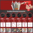 thumbnail image 3 of Upgrade 200W Plastic Welder, 1200PCS Hot Staples& 56PCS Welding Rods Plastic Welding Kit, 3 IN 1 Plastic Welding Gun, Plastic Repair Kit for Car Bumpers/Kayaks Plastic Repairs, 3 of 7