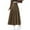 Khaki, variant on Wool Maxi Skirts for Womens High Waisted Pleated Business Skirts Fall Winter A Line Dressy Work S-XL
