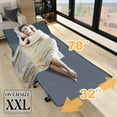 thumbnail image 4 of Slsy XXL Folding Camping Cot for Adults, Durable Outdoor Sleeping Cot with Mattress and Portable Carry Bag, 4 of 15