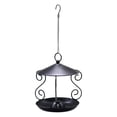 thumbnail image 1 of Comedero para colibríes de hierro para exteriores con puertos de alimentación, fácil de rellenar, accesorios decorativos de fácil instalación., 1 of 9