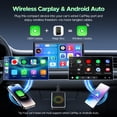 thumbnail image 3 of LAMTTO Wireless CarPlay Adapter & Android Auto, AI Magic Box with Online Video Apps, Plug & Play Streaming Media Player for Wired Car Play Cars(2016+), 3 of 11