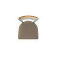 thumbnail image 3 of 880 Eleanor 30" Swivel Bar Stool with Anodized Nickel Finish, Medium Back and Canter Earth Seat, 3 of 5