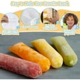thumbnail image 5 of 100 Ice Candy Plastic Bags - 4x12 Bolsas para bolis de hielo mexicanos Freeze Icepop Bags Popsicle Mold bolsas para helados caseros Popsicle Wrappers Yogurt Ice Cream Smoothie Mold Bag, 5 of 7