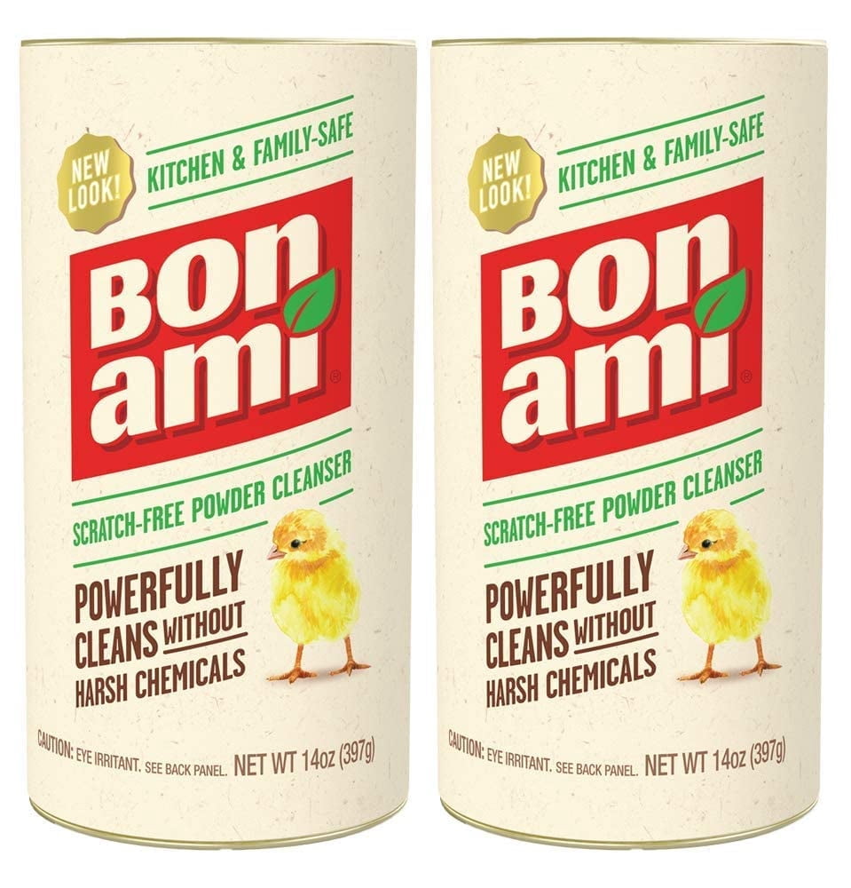Bon Ami Powder Cleanser, 14 oz. 3 Pack, Eco-Friendly Household