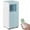 White + Blue, variant on Gymax 10000 BTU Portable Air Conditioner ASHRAE 3-in-1 AC Unit w/ Humidifier & Sleep Mode Black