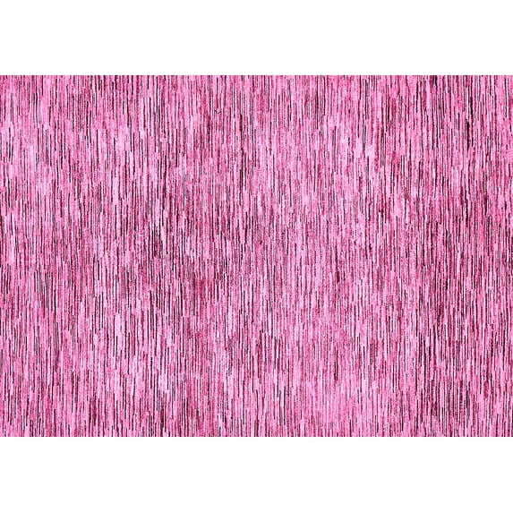 Ahgly Company Indoor Rectangle Abstract Pink Modern Area Rugs, 5' x 7'