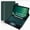 Dark Night Green Protective Case + Black Square Cap Touchscreen Backlit Keyboard, variant on Magnetic Keyboard Case for 11 Inch Tablet, Detachable Backlit Wireless Keyboard with Pen Slot, Shockproof Silicone Protective Cover, Universal Tablet Accessories