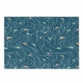 thumbnail image 1 of Nautical Cutting Board, Waves Ships Cartoon Nautical Sailboat Vacations Travel Pattern, Decorative Tempered Glass Cutting and Serving Board, Small Size, Petrol Blue Jade Green, by Ambesonne, 1 of 1