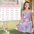 thumbnail image 6 of Uourmeti Girls Cute Cat Summer Dress Causal Spaghetti Strap Cami Dress Boho A Line Swing Tiered Dresses Play Party School Beach Sundress,11-12t, 6 of 6
