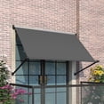 thumbnail image 2 of AECOJOY 80"x40" Manual Retractable Patio Awning in Dark Grey, 2 of 7