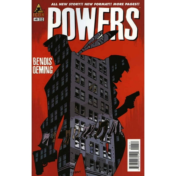 Powers (Vol. 3) #6 VF ; Icon Comic Book