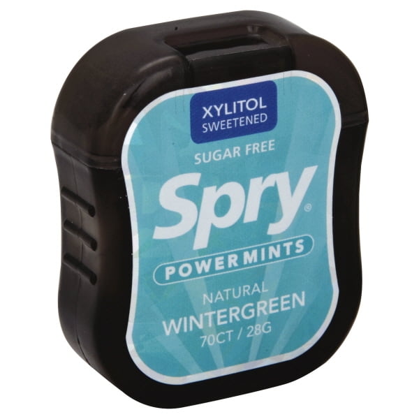 Xlear Spry Extra Strong Xylitol Power Mints Wintergreen 70 Mint(s