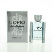 Salvatore Ferragamo MSALVATOREFERCASUAL3 3.4 oz Uomo Casual Life Eau De Toilette Spray for Men