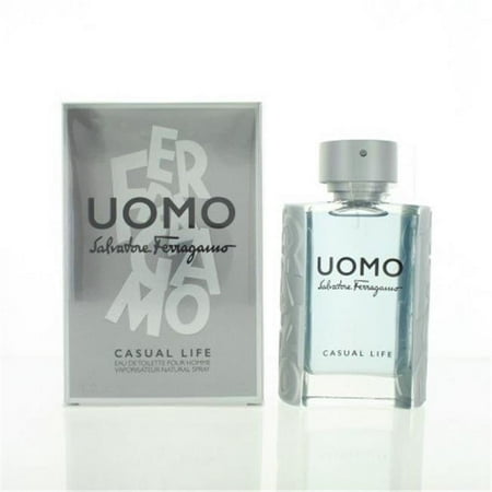 Salvatore Ferragamo MSALVATOREFERCASUAL3 3.4 oz Uomo Casual Life Eau De Toilette Spray for Men