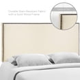 thumbnail image 5 of Hawthorne Collections Fabric Upholstered King Panel Headboard in Ivory, 5 of 6