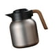 thumbnail image 5 of Cafetera térmica de acero inoxidable, tetera, 1200 ml, práctica jarra térmica Gris, 5 of 9
