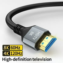 8K HDMI 2.1 Cable 8K@60Hz 48Gbps EARC ARC HDCP Ultra High Speed HDR For RTX Video Cable PC Laptop Projector HD TV PS5