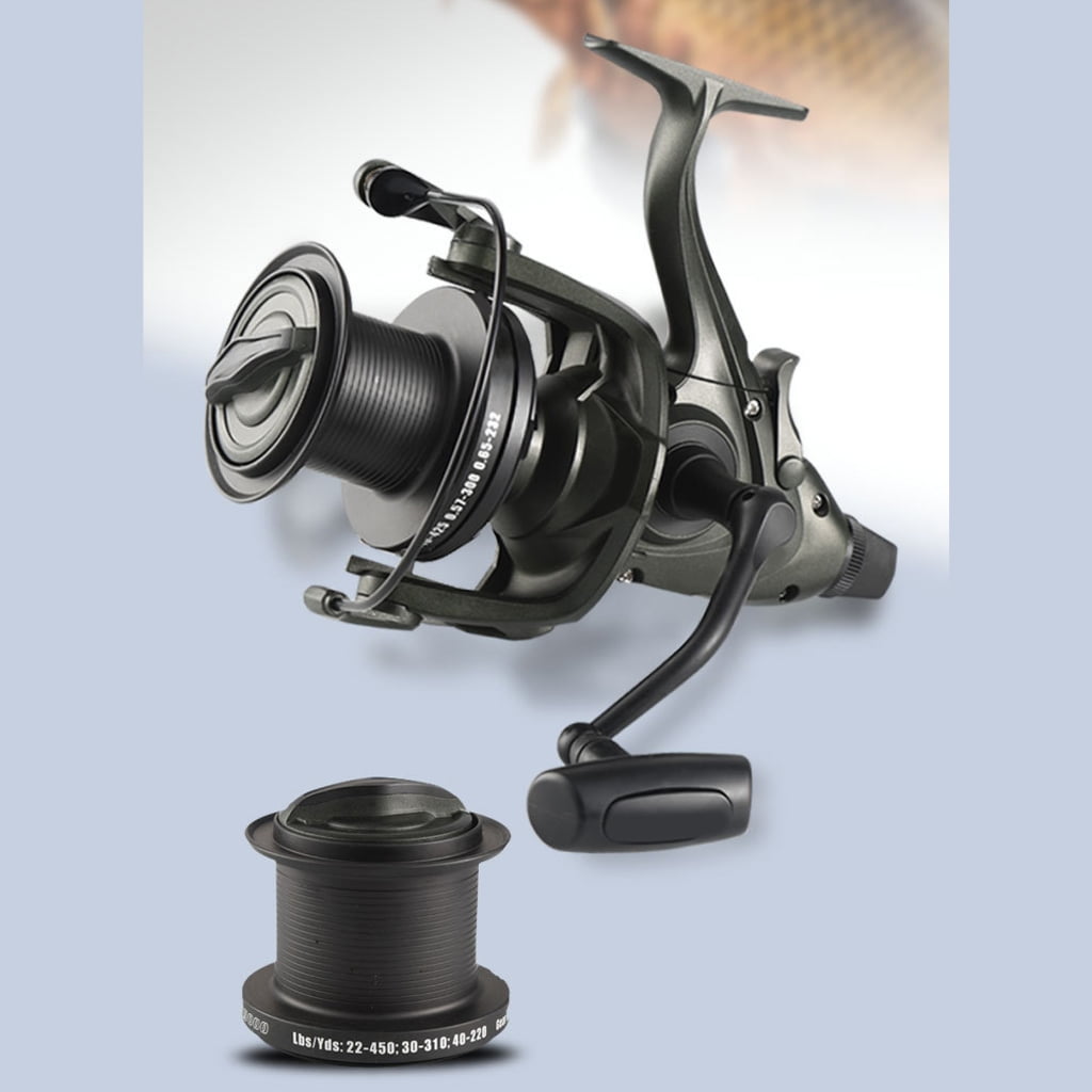 Oasiva 39.5LBS Drag Rotating Fishing Reels with Spare Spool 4.6:1 Gear Ratio Saltwater Rotating Reels Fishing Accessories