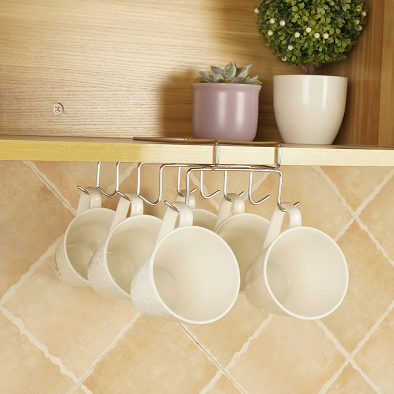 Mug/cup Hanger Kitchen Mug Holders Kitchen Decor Pottery Under Cabinet  Mount for Organizing Your Cups and Steins 